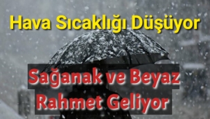 Hava sıcaklığı düşüyor, sağanak ve beyaz rahmet geliyor Kaynak: Hava sıcaklığı düşüyor, sağanak ve beyaz rahmet geliyor