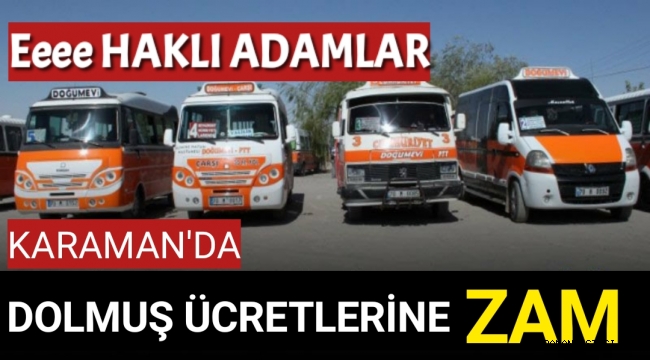 Herşeye Zam Gelirde Dolmuşlara Gelmez Mi ?