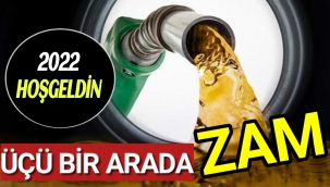 Motorin, benzin ve LPG’ye zam