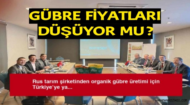 Rus tarım şirketinden organik gübre üretimi için Türkiye’ye yatırım hamlesi