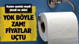 Tuvalet kağıtlarına fahiş zam! Kasım ayında 97 liraydı bakın ne oldu