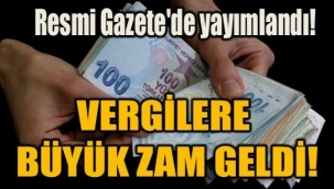 Vergilere büyük zam
