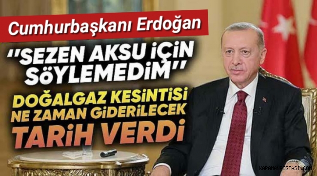 Cumhurbaşkanı Erdoğan'dan Canlı Yayında Çarpıcı Açıklamalar