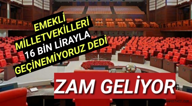 Emekli vekillerin maaşları artacak, Meclis gündeminde