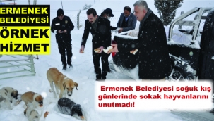 ERMENEK BELEDİYESİ'NDEN ÖRNEK HİZMET