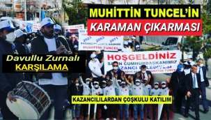 KARAMAN'DAKİ MİTİNGİ BAYRAM YERİNE ÇEVİREN KAZANCILILAR....Foto Galeri