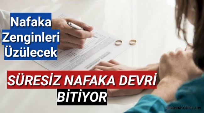 Önce dava, sonra nafaka