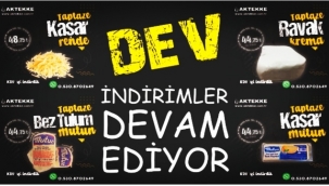 AKTEKKE DE ŞOK KANPANYA