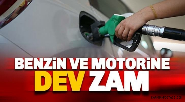 Benzin ve motorine büyük zam geliyor
