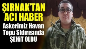 Piyade Er Tarık Tarcan şehit oldu.