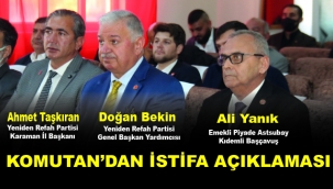 YENİDEN REFAH'TA İSTİFA