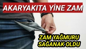 Akaryakıta Yine Zam Geldi...