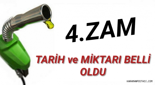 Benzin ve motorine dördüncü dev zam! Tarih ve zam miktarı belli oldu!