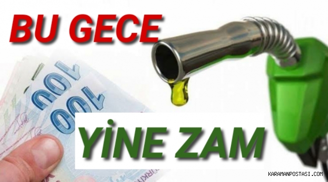 Benzin ve Motorinere Yine ZAM...