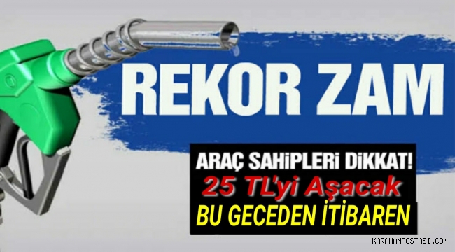 BIKTIRDI BU ZAMLAR...25 TL'Yİ AŞIYOR..