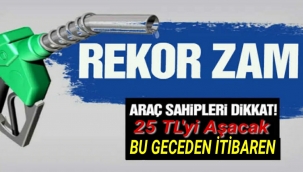BIKTIRDI BU ZAMLAR...25 TL'Yİ AŞIYOR..