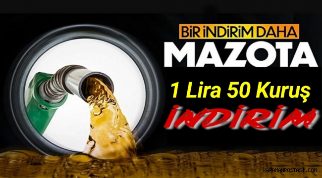 Bir İndirim Daha