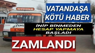 Dolmuş Ücretlerine Zam