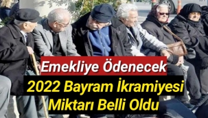 Emekliye ödenecek 2022 bayram ikramiyesi miktarı belli oldu