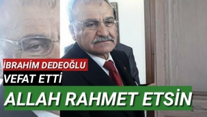 Gönül İnsanı DEDEOĞLU'nu Kaybettik....