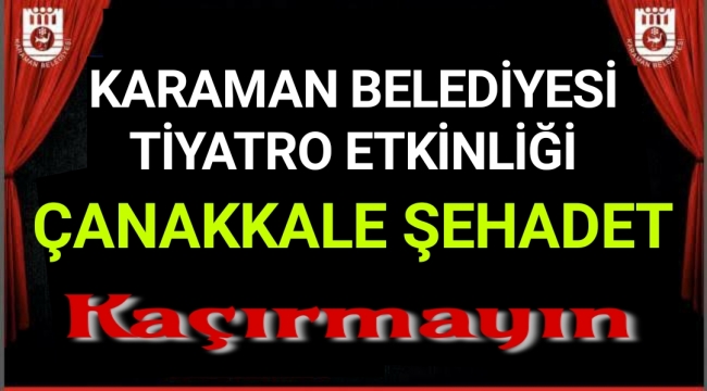 KARAMAN BELEDİYESİNDEN