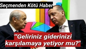 Seçmenden Kötü Haber