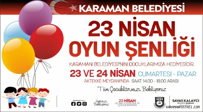 BELEDİYEDEN ÇOCUKLARA OYUN ŞENLİĞİ