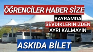 CHP KARAMAN GENÇLİKTEN MESAFELERİ KISALTAN HAREKET ASKIDA BİLET