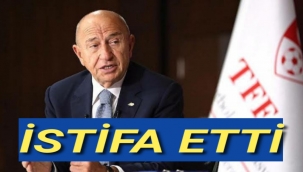 TFF BAŞKANI NİHAT ÖZDEMİR İSTİFA ETTİ