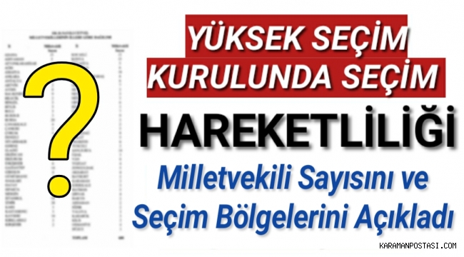 Yüksek Seçim Kurulunda Seçim Hareketliliği