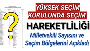 Yüksek Seçim Kurulunda Seçim Hareketliliği