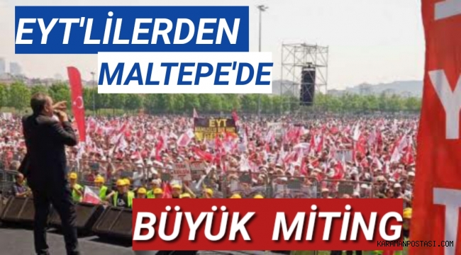 EYT'LİLER SESLERİNİ DUYURMAK İÇİN MALTEPE'YE AKIN ETTİ