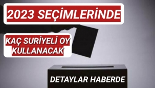 Göç İdaresi Açıkladı Kaç Suriyeli Oy Kullanacak