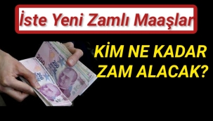 Öğretmen, polis, din görevlisi, hemşirenin yeni zamlı maaşları...