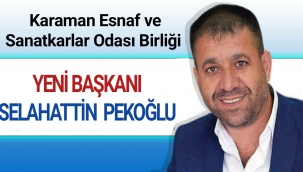 YENİ BAŞKAN PEKOĞLU