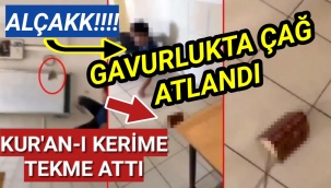 O AYAKLARIN KIRILSIN !!!!!!KUR'AN-I KERİME TEKME ATTI