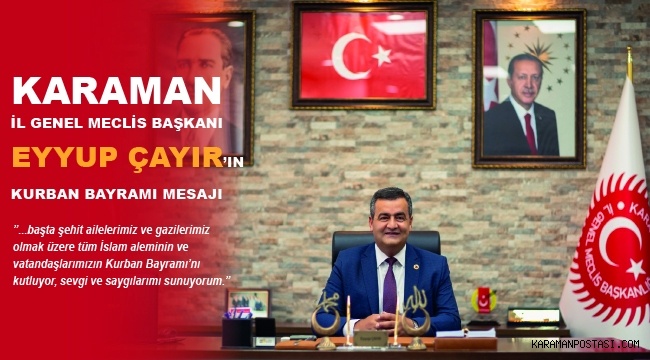BAŞKAN EYYUP ÇAYIR'IN BAYRAM MESAJI