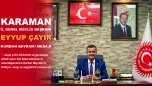 BAŞKAN EYYUP ÇAYIR'IN BAYRAM MESAJI