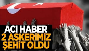 İki Kahraman Askerimiz Şehit Oldu