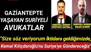 Antepte Yaşayan Suriyeli Avukatlar