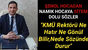 Eğitimci Şenol Hocadan Rektöre Sitem Dolu Sözler