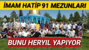 Karaman İmam Hatip 91 Mezunları Bu Yaptıklarını Geleneksel Hale Getirdi