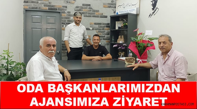 ODA BAŞKANLARIMIZDAN AJANSIMIZA ZİYARET