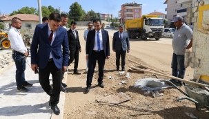Başkan Kalaycı Çalışmaları Yerinde İnceledi
