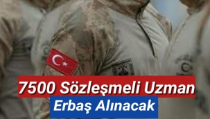Jandarma Genel Komutanlığı'na 7500 sözleşmeli uzman erbaş alınacak