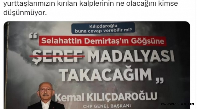 Kılıçdaroğlu'ndan sahte afiş tepkisi: Batsın bu diliniz!