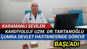 Sevilen Karamanlı Doktor Çumra Devlet Hastanesinde Göreve Başladı