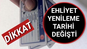 'sürücü belgesi' Süre uzatıldı