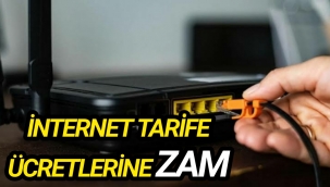 İnternet tarife ücretlerine Zam