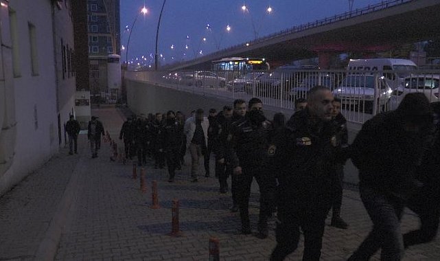 'Kökünü Kurutma Operasyonu'nda 38 tutuklama
